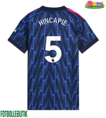 Arsenal Piero Hincapie #5 Bortatröja Kvinnor 2025-26 Kortärmad